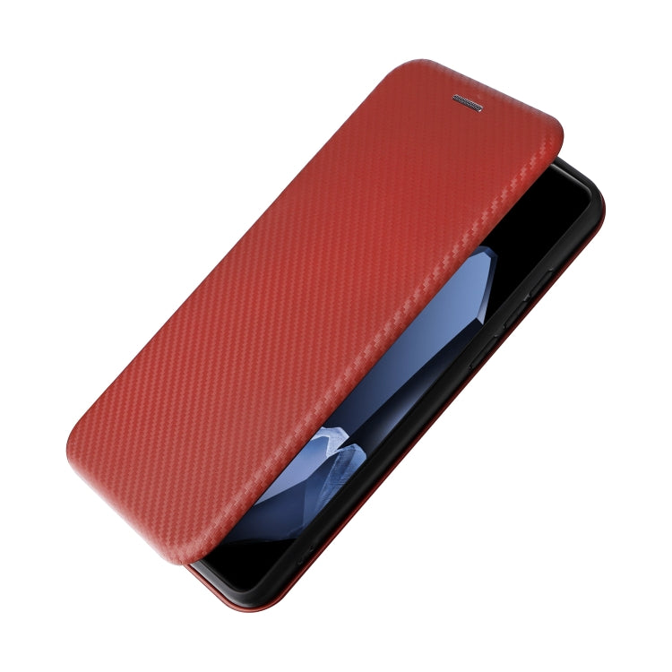 For OnePlus 13 Carbon Fiber Texture Flip Leather Phone Case