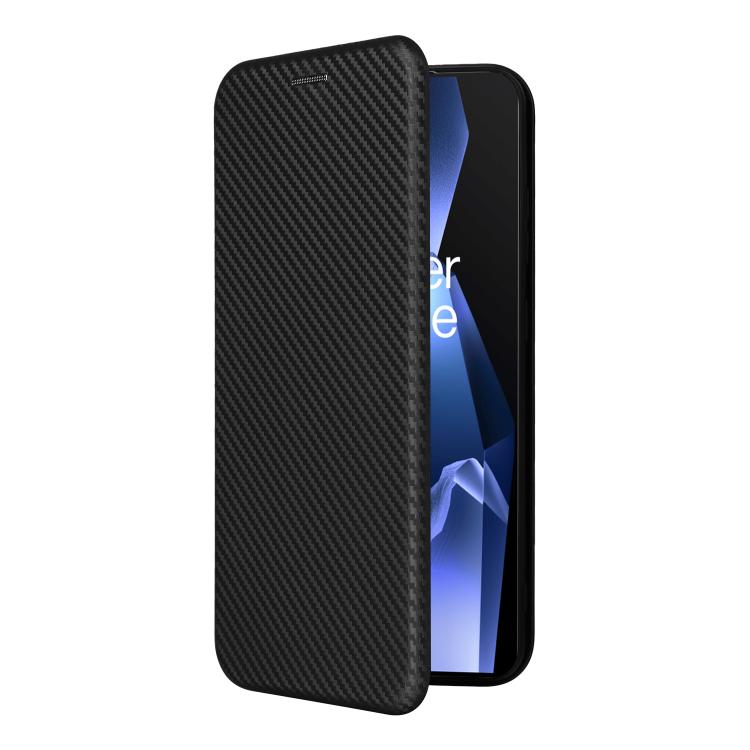 For OnePlus Ace 5 Pro Carbon Fiber Texture Flip Leather Phone Case