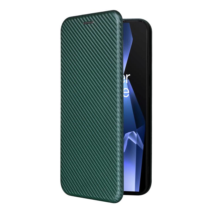 For OnePlus Ace 5 Pro Carbon Fiber Texture Flip Leather Phone Case