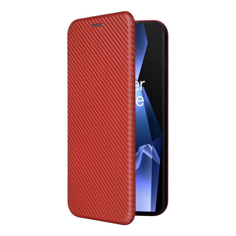 For OnePlus Ace 5 Pro Carbon Fiber Texture Flip Leather Phone Case