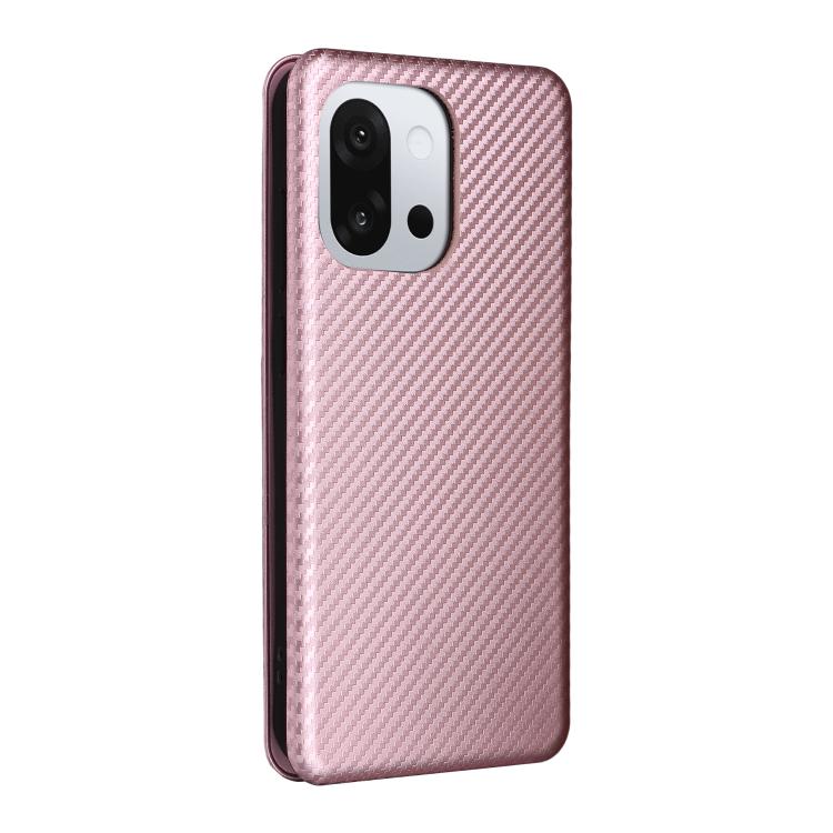 For OnePlus 13T Carbon Fiber Texture Flip Leather Phone Case