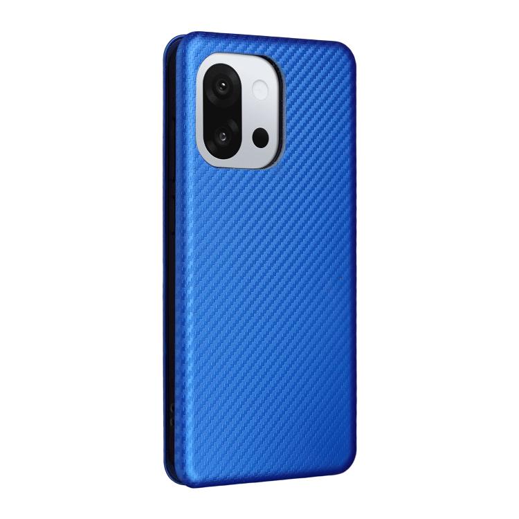For OnePlus 13T Carbon Fiber Texture Flip Leather Phone Case