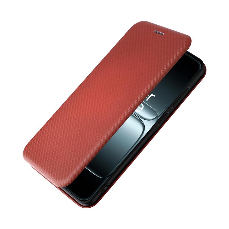 For OnePlus 13T Carbon Fiber Texture Flip Leather Phone Case
