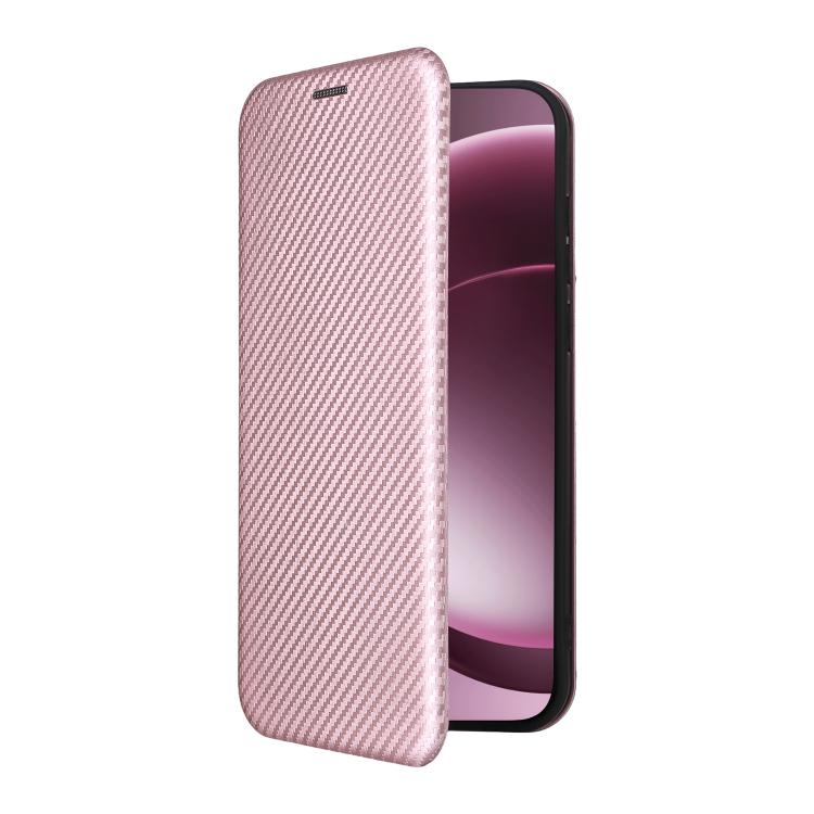 For OnePlus 15 Carbon Fiber Texture Flip Leather Phone Case