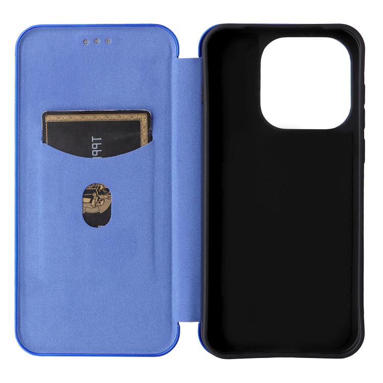 For OnePlus 15 Carbon Fiber Texture Flip Leather Phone Case