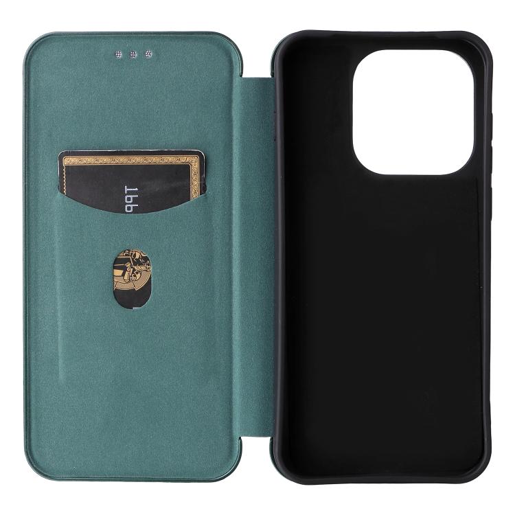 For OnePlus 15 Carbon Fiber Texture Flip Leather Phone Case