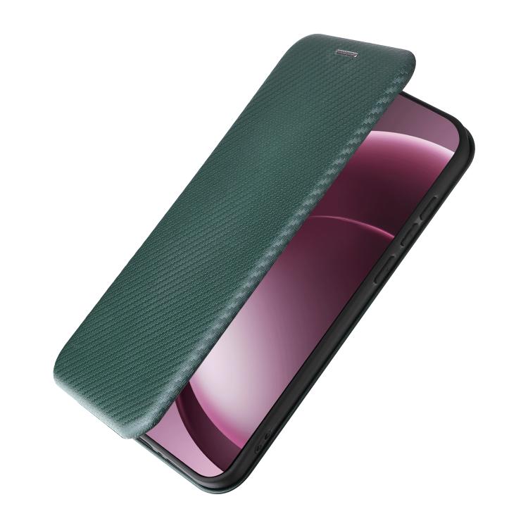 For OnePlus 15 Carbon Fiber Texture Flip Leather Phone Case
