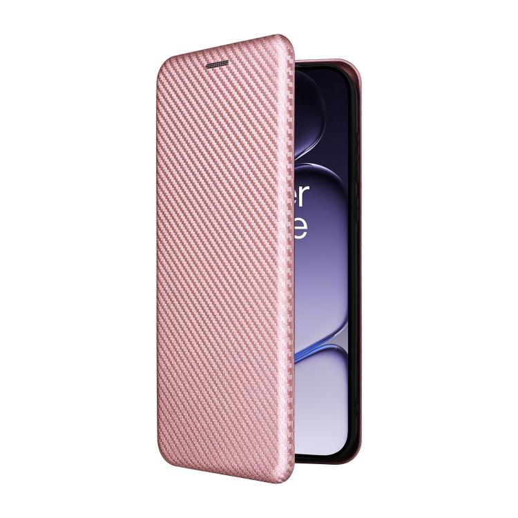 For OnePlus Turbo 6 Carbon Fiber Texture Flip Leather Phone Case