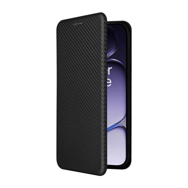 For OnePlus Turbo 6 Carbon Fiber Texture Flip Leather Phone Case