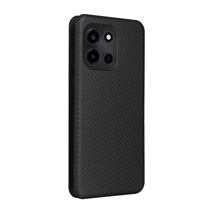 For OnePlus Turbo 6 Carbon Fiber Texture Flip Leather Phone Case