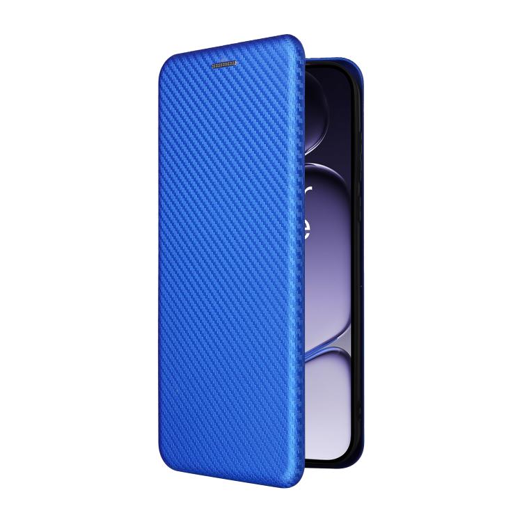 For OnePlus Turbo 6 Carbon Fiber Texture Flip Leather Phone Case