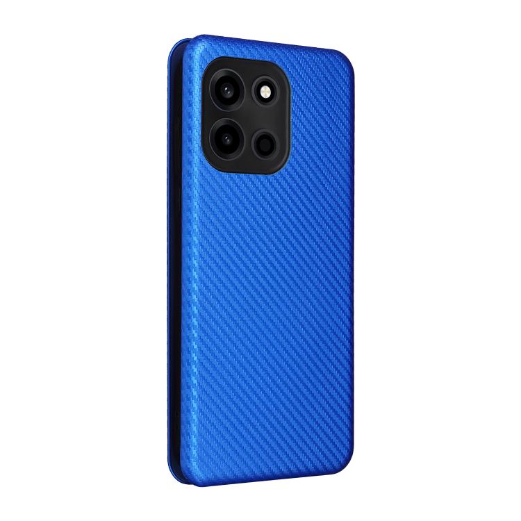 For OnePlus Turbo 6 Carbon Fiber Texture Flip Leather Phone Case