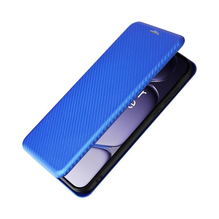 For OnePlus Turbo 6 Carbon Fiber Texture Flip Leather Phone Case