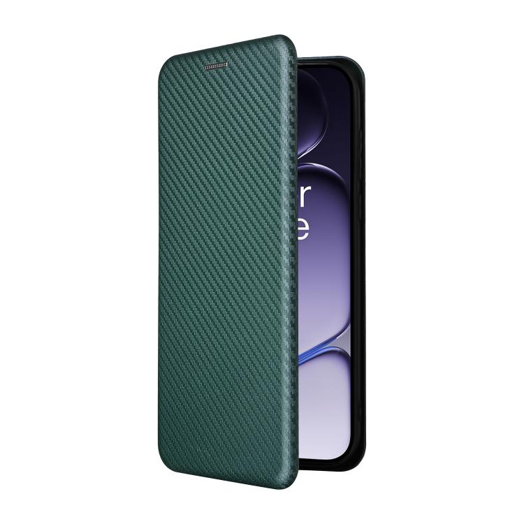 For OnePlus Turbo 6 Carbon Fiber Texture Flip Leather Phone Case