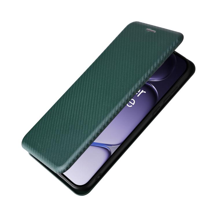 For OnePlus Turbo 6 Carbon Fiber Texture Flip Leather Phone Case
