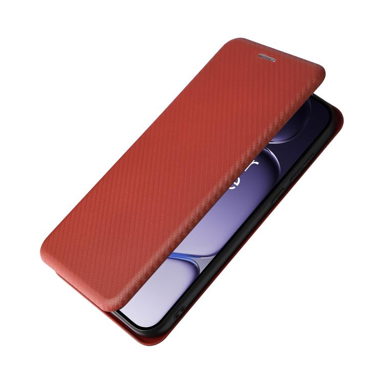 For OnePlus Turbo 6 Carbon Fiber Texture Flip Leather Phone Case