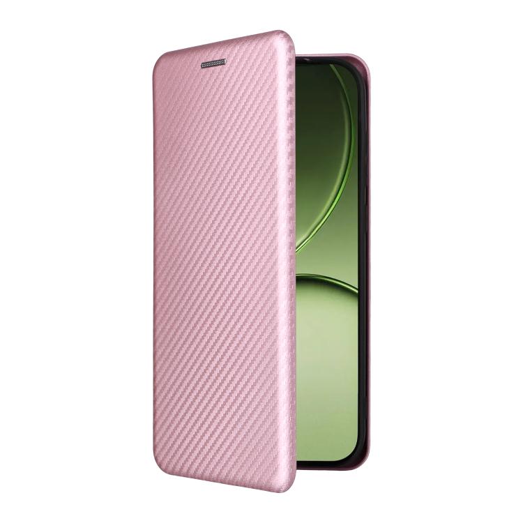 For OnePlus 15T Carbon Fiber Texture Flip Leather Phone Case