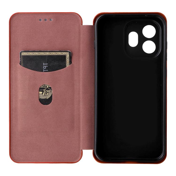 For OnePlus 15T Carbon Fiber Texture Flip Leather Phone Case