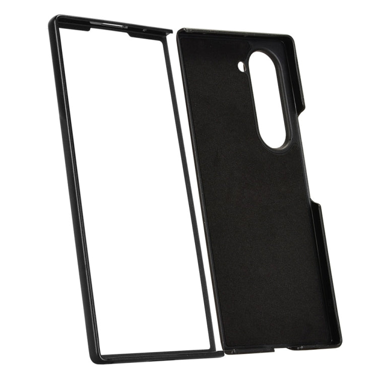 For Samsung Galaxy Z Fold6 Vintage Texture Phone Case with Pen Slot