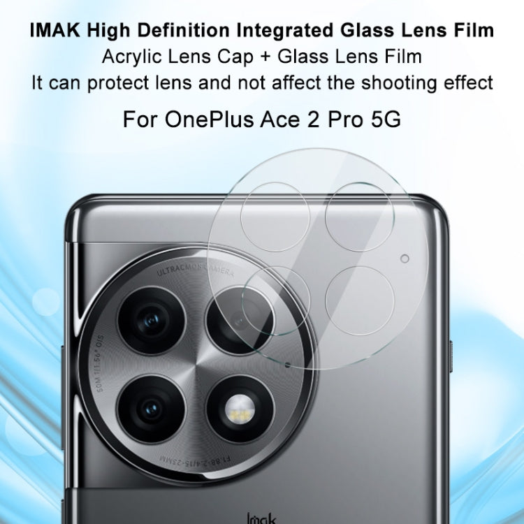 For OnePlus Ace 2 Pro 5G imak Integrated Rear Camera Lens Tempered Glass Film