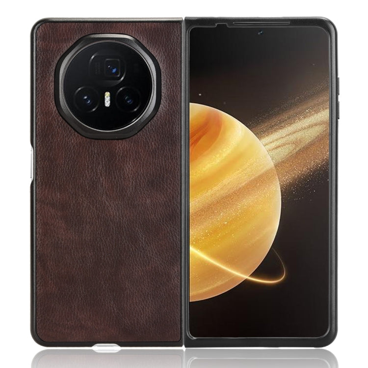 For Honor Magic V3 Litchi Texture Back Cover Phone Case