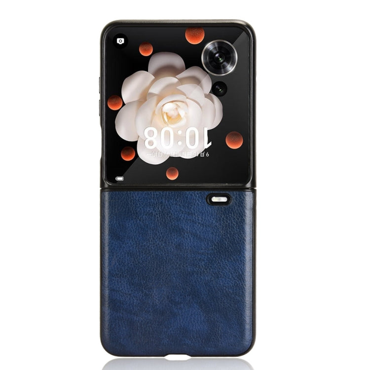 For Honor Magic V Flip Litchi Texture Back Cover Phone Case