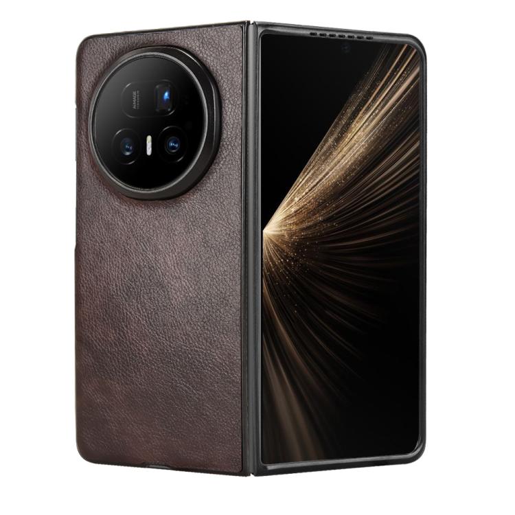 For Honor Magic V5 Litchi Texture Back Cover Phone Case