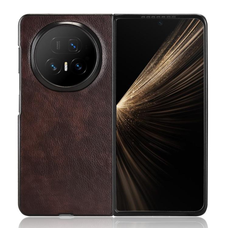 For Honor Magic V5 Litchi Texture Back Cover Phone Case