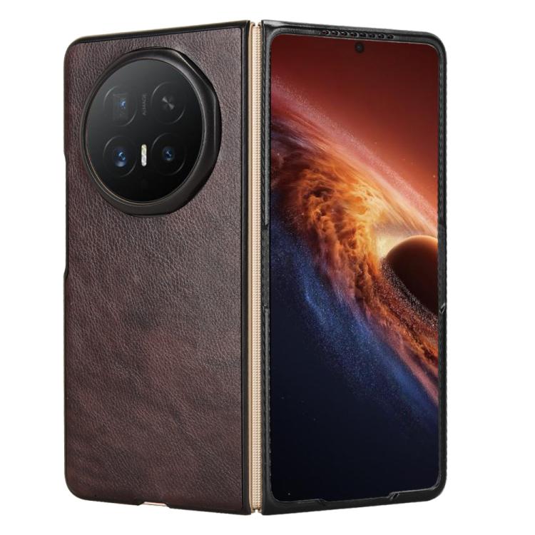 For Honor Magic V6 Litchi Texture Back Cover Phone Case