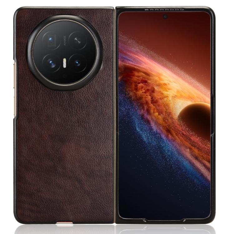 For Honor Magic V6 Litchi Texture Back Cover Phone Case