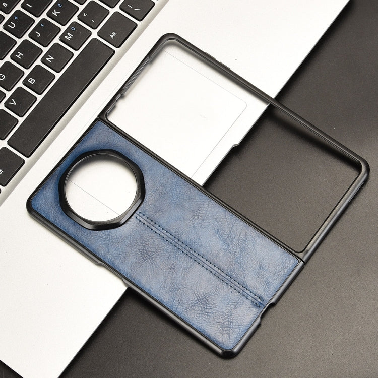 For Honor Magic V3 Cow Pattern Sewing Back Cover Phone Case
