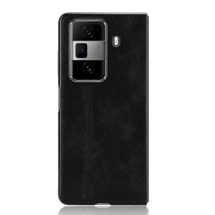 For Honor Magic Vs3 Cow Pattern Sewing Back Cover Phone Case