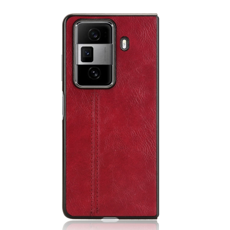 For Honor Magic Vs3 Cow Pattern Sewing Back Cover Phone Case