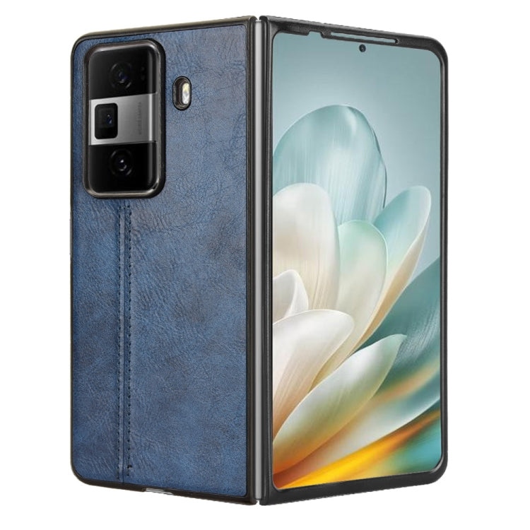 For Honor Magic Vs3 Cow Pattern Sewing Back Cover Phone Case