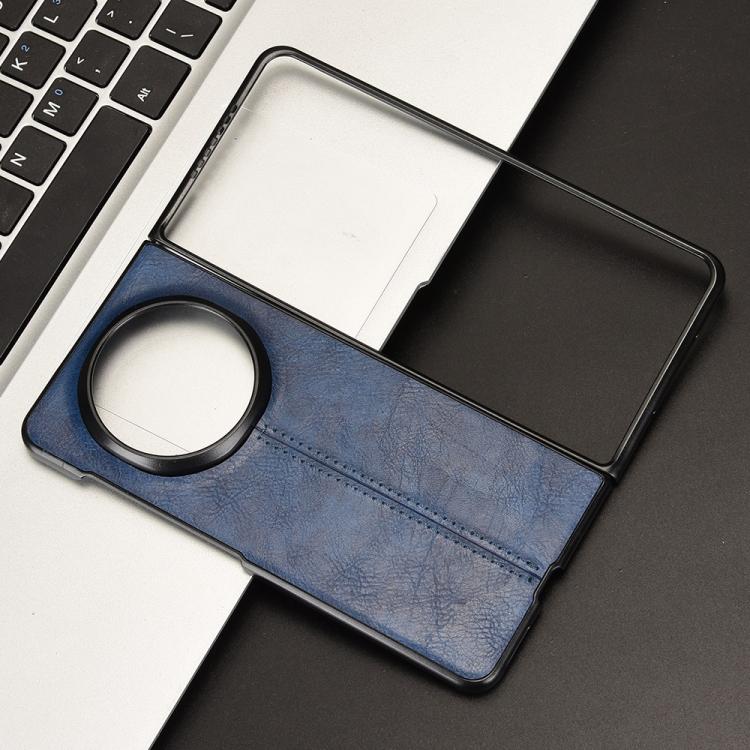 For Honor Magic V5 Cow Pattern Sewing Back Cover Phone Case
