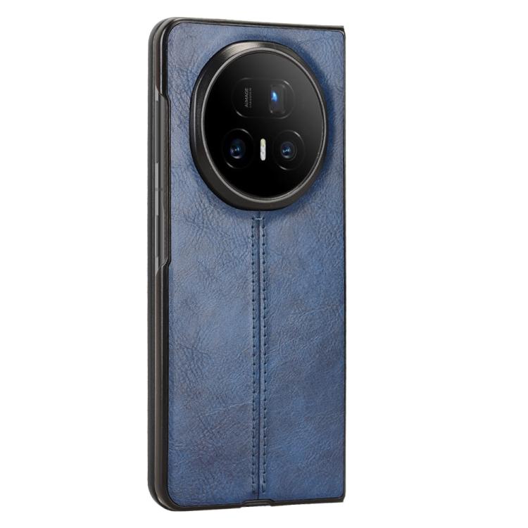 For Honor Magic V5 Cow Pattern Sewing Back Cover Phone Case