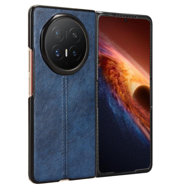 For Honor Magic V6 Cow Pattern Sewing Back Cover Phone Case