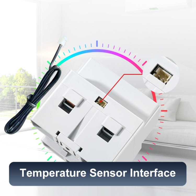 KWS-302 170-270V Multifunctional AC Digital Display Rail Voltage and Current Monitoring Meter