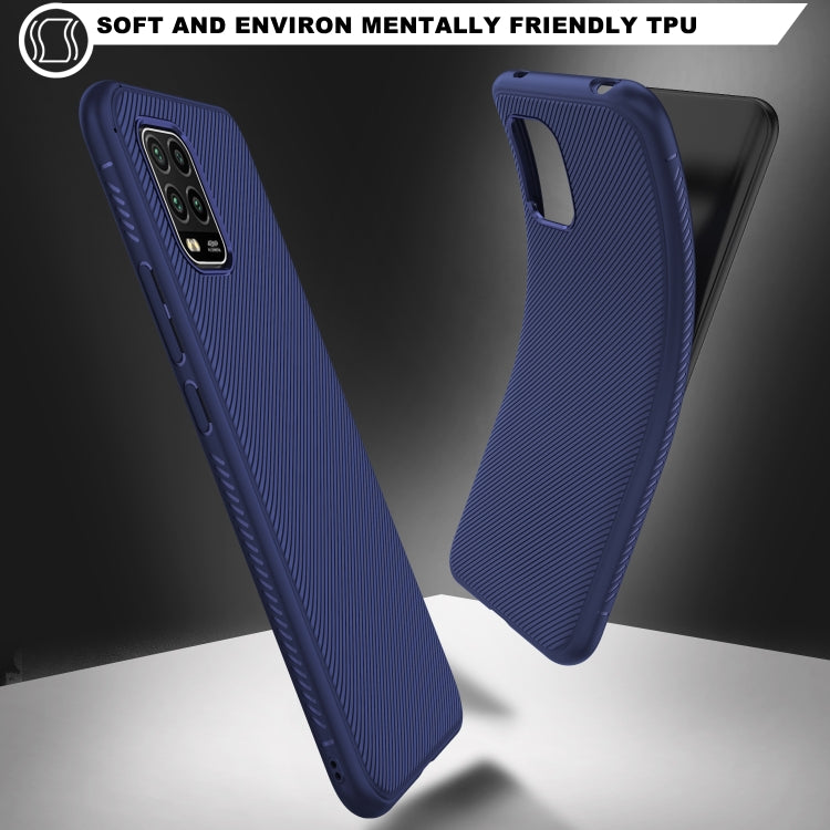 For Xiaomi Mi 10 Lite Lenuo Leshen Series Stripe Texture TPU Case