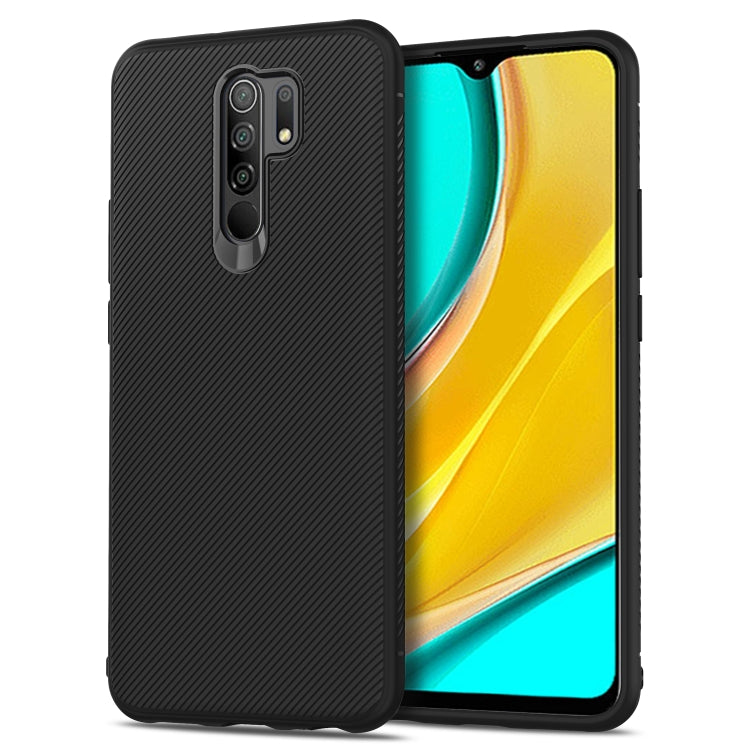 For Xiaomi Redmi 9 Lenuo Leshen Series Stripe Texture TPU Case