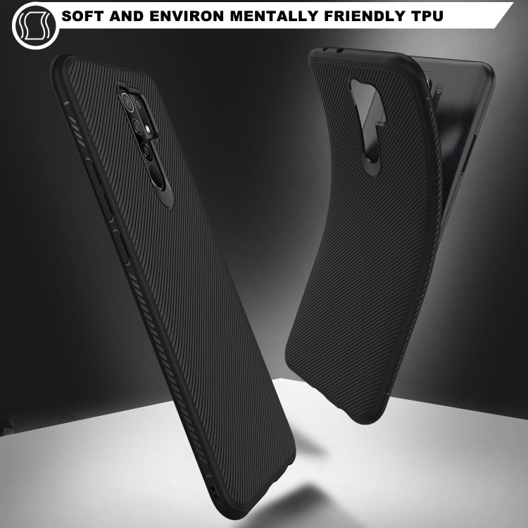 For Xiaomi Redmi 9 Lenuo Leshen Series Stripe Texture TPU Case