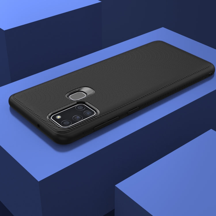 For Samsung Galaxy A21s Lenuo Leshen Series Stripe Texture TPU Case