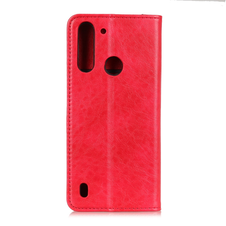 For Motorola Moto One Fusion Magnetic Crazy Horse Texture Horizontal Flip Leather Case with Holder & Card Slots & Wallet