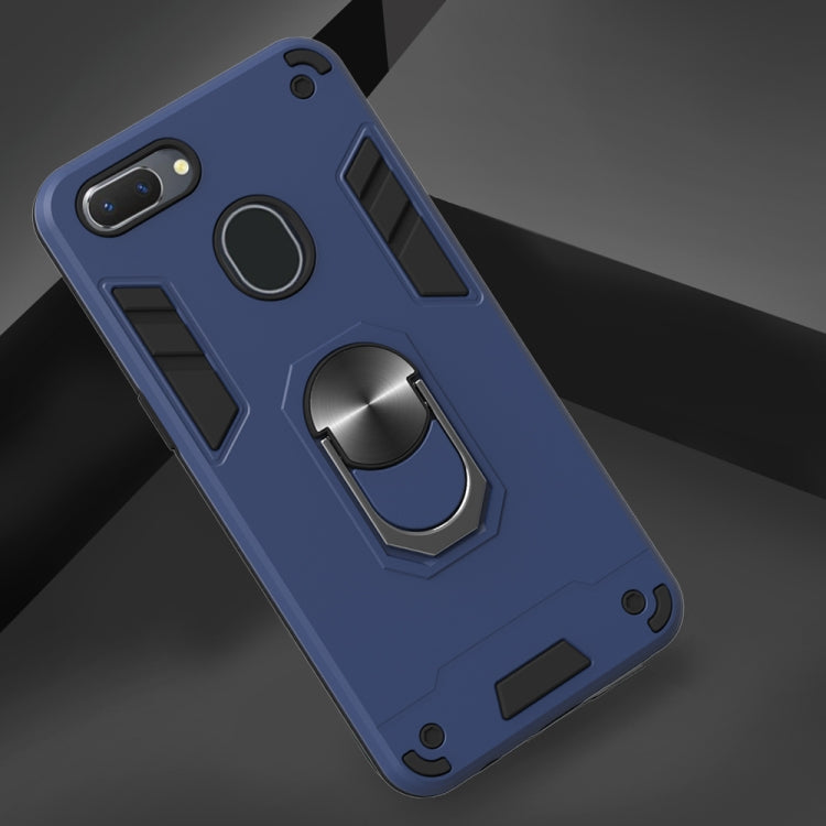 For OPPO Realme 2 2 in 1 Armour Series PC + TPU Protective Case with Ring Holder