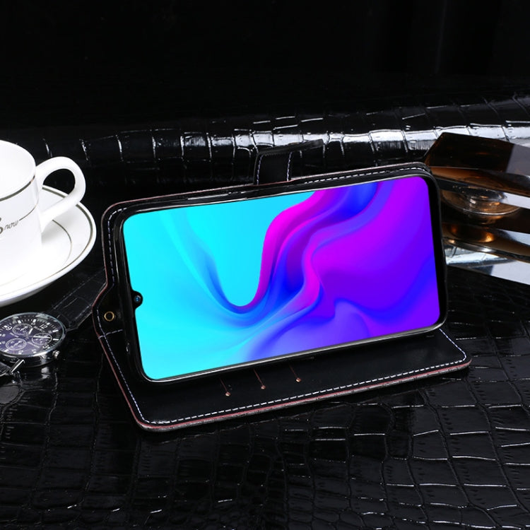 For Blackview A80 idewei Crocodile Texture Horizontal Flip Leather Case with Holder & Card Slots & Wallet