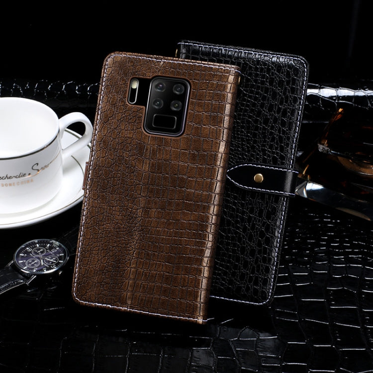 For Oukitel C18 Pro idewei Crocodile Texture Horizontal Flip Leather Case with Holder & Card Slots & Wallet