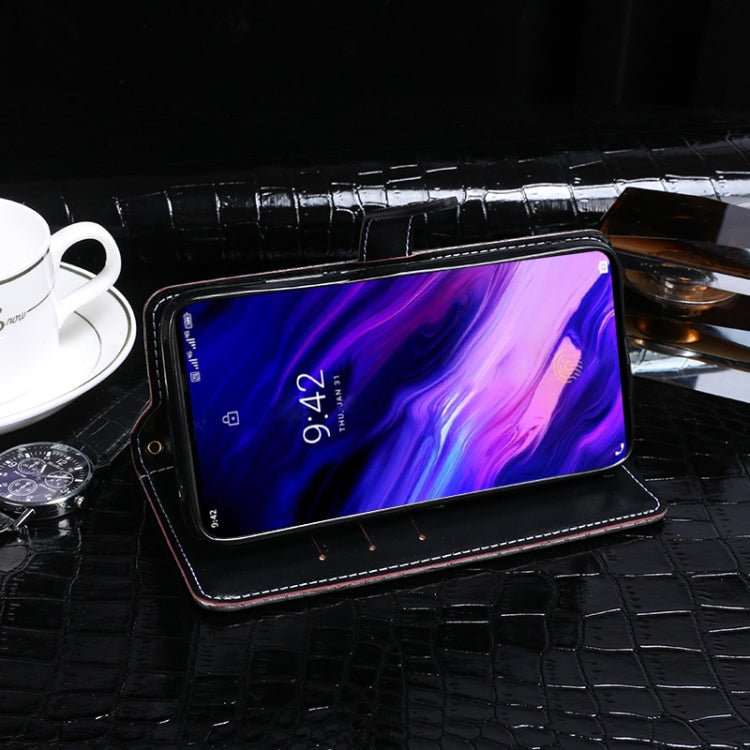 For Umidigi S5 Pro idewei Crocodile Texture Horizontal Flip Leather Case with Holder & Card Slots & Wallet