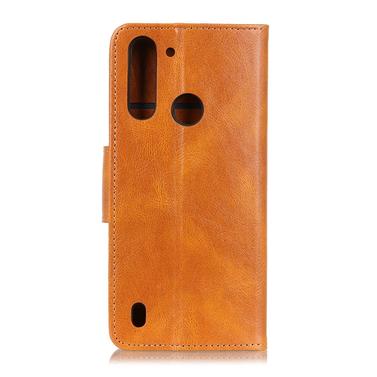 For Motorola Moto One Fusion Mirren Crazy Horse Texture Horizontal Flip Leather Case with Holder & Card Slots & Wallet