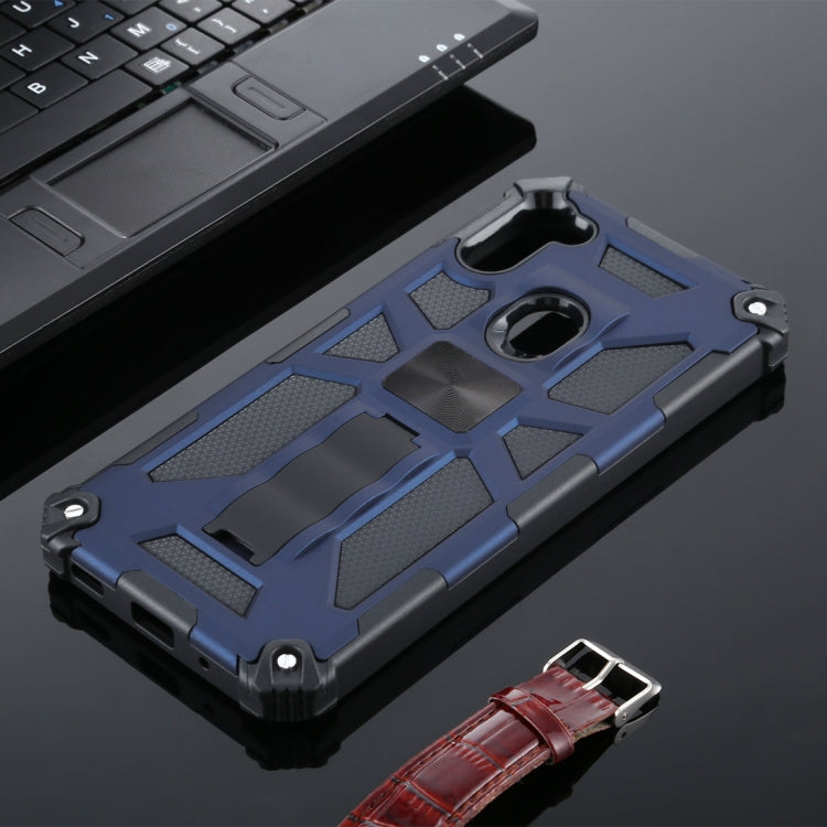 For Samsung Galaxy A11 Shockproof TPU + PC Magnetic Protective Case with Holder