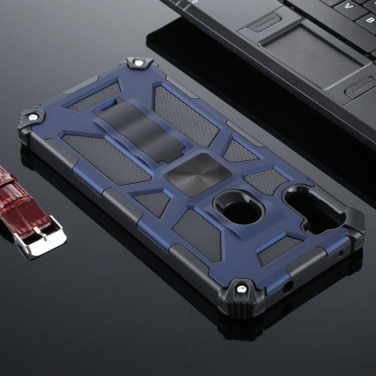 For Samsung Galaxy A11 Shockproof TPU + PC Magnetic Protective Case with Holder